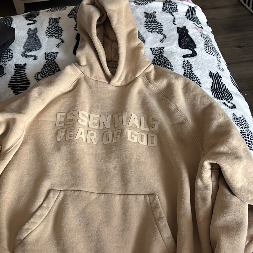 Essentials Tan Hoodie
